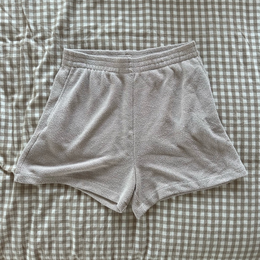 H&M Soft Beige Athletic Shorts